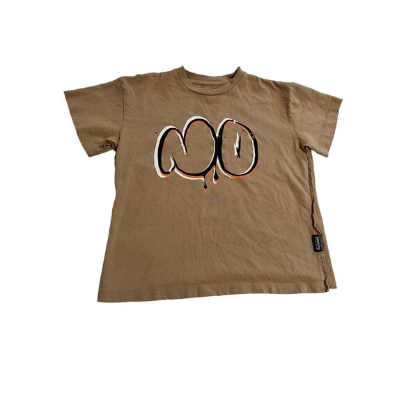 Nununu Bubbly No! T-Shirt in Coffee - Picture 1 of 3